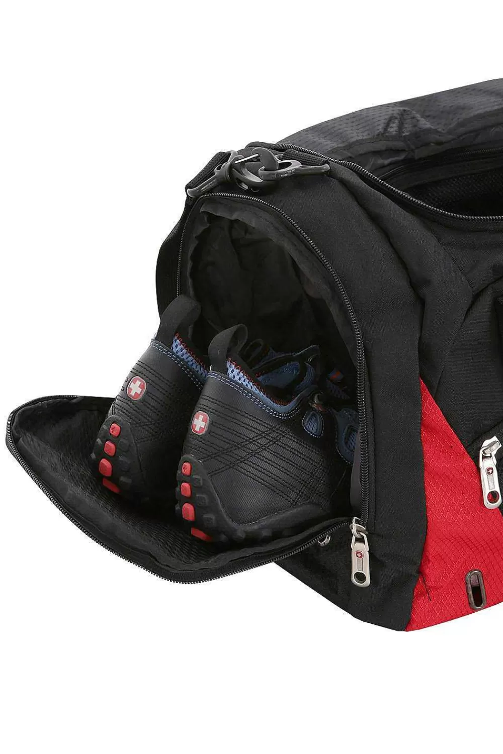 SWISSGEAR 1900 21" Duffel Bag - Black/Red> Luggage Under $100