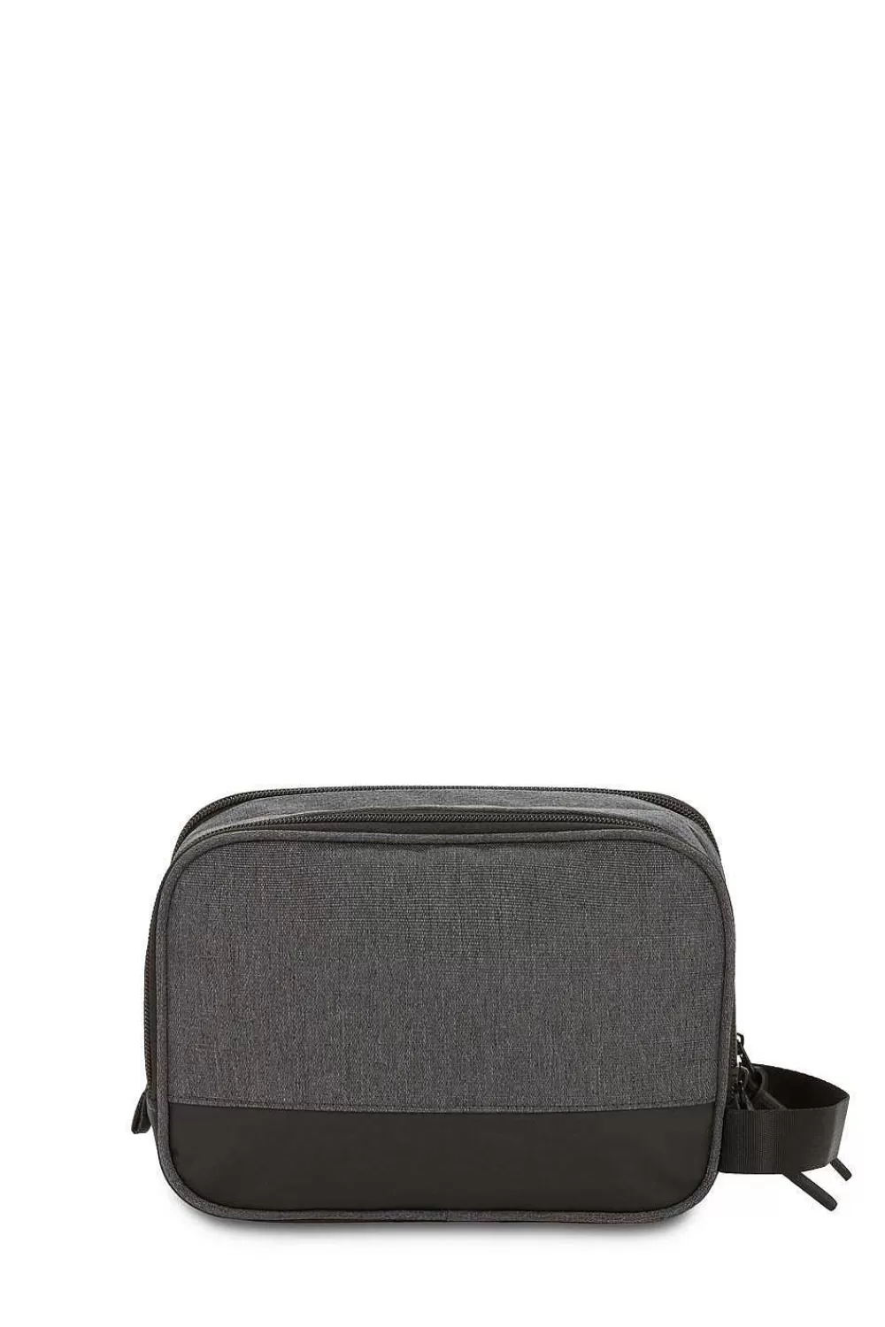 SWISSGEAR 2661 Dual Compartment Dopp Kit - Heather Gray> Toiletry Kits