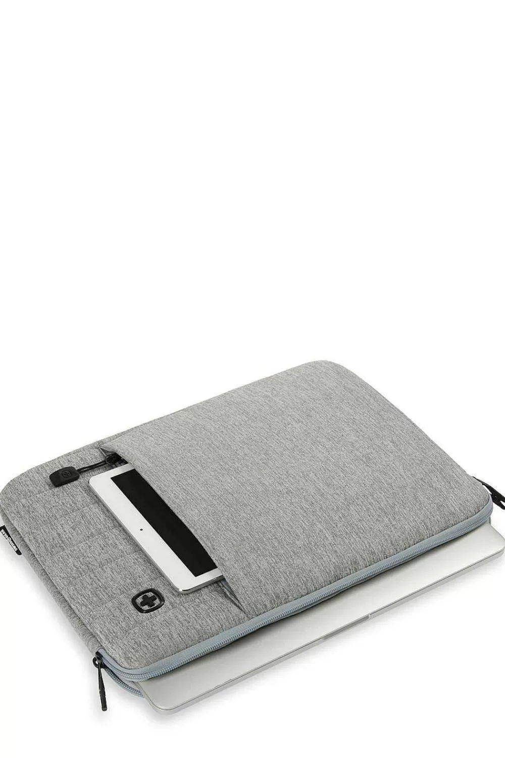 SWISSGEAR 2689 16 Padded Laptop Sleeve - Light Gray Heather> Laptop Sleeves