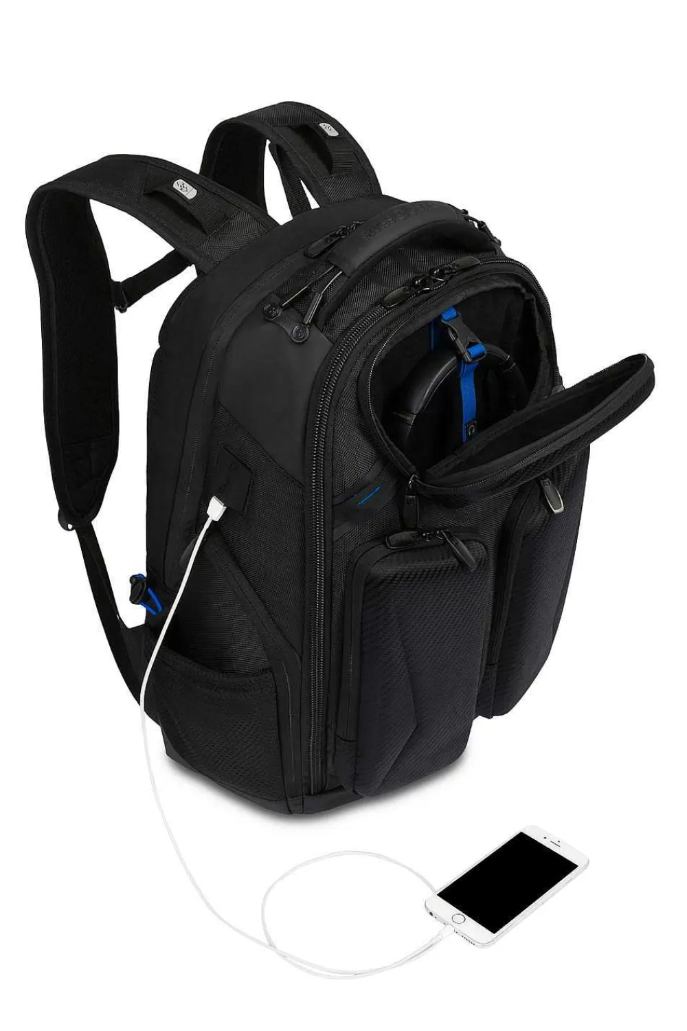 SWISSGEAR 2910 Usb Gaming Laptop Backpack - Black> Gaming Backpacks