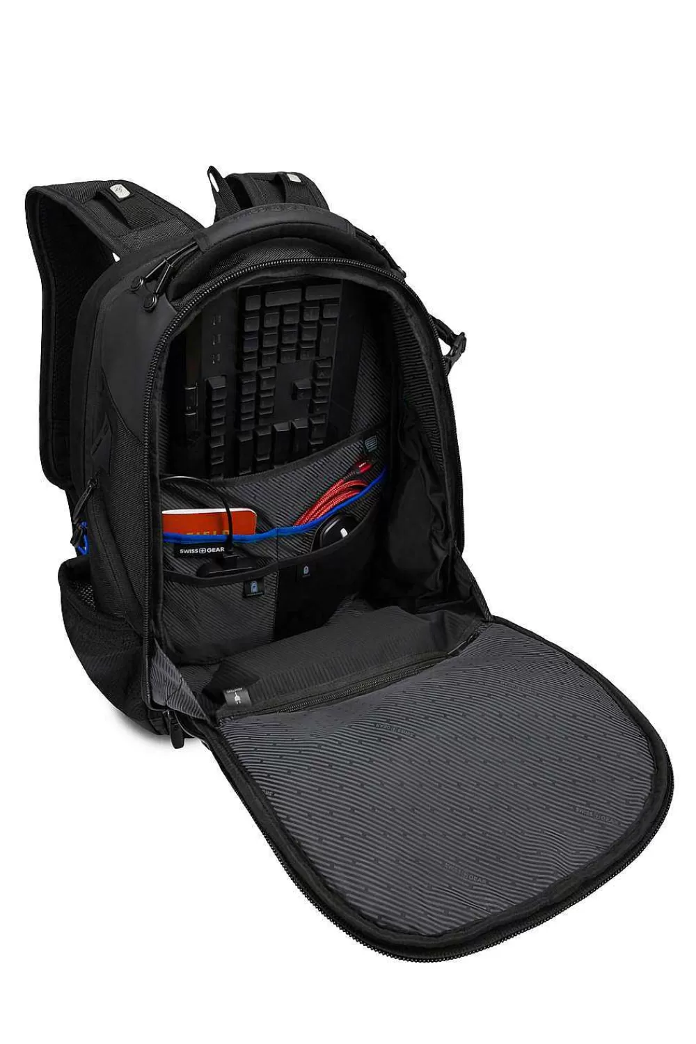 SWISSGEAR 2910 Usb Gaming Laptop Backpack - Black> School Backpacks