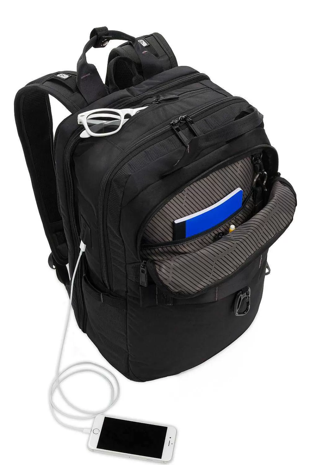 SWISSGEAR 2917 Usb Scansmart Laptop Backpack - Black> Usb Power Ready Collection