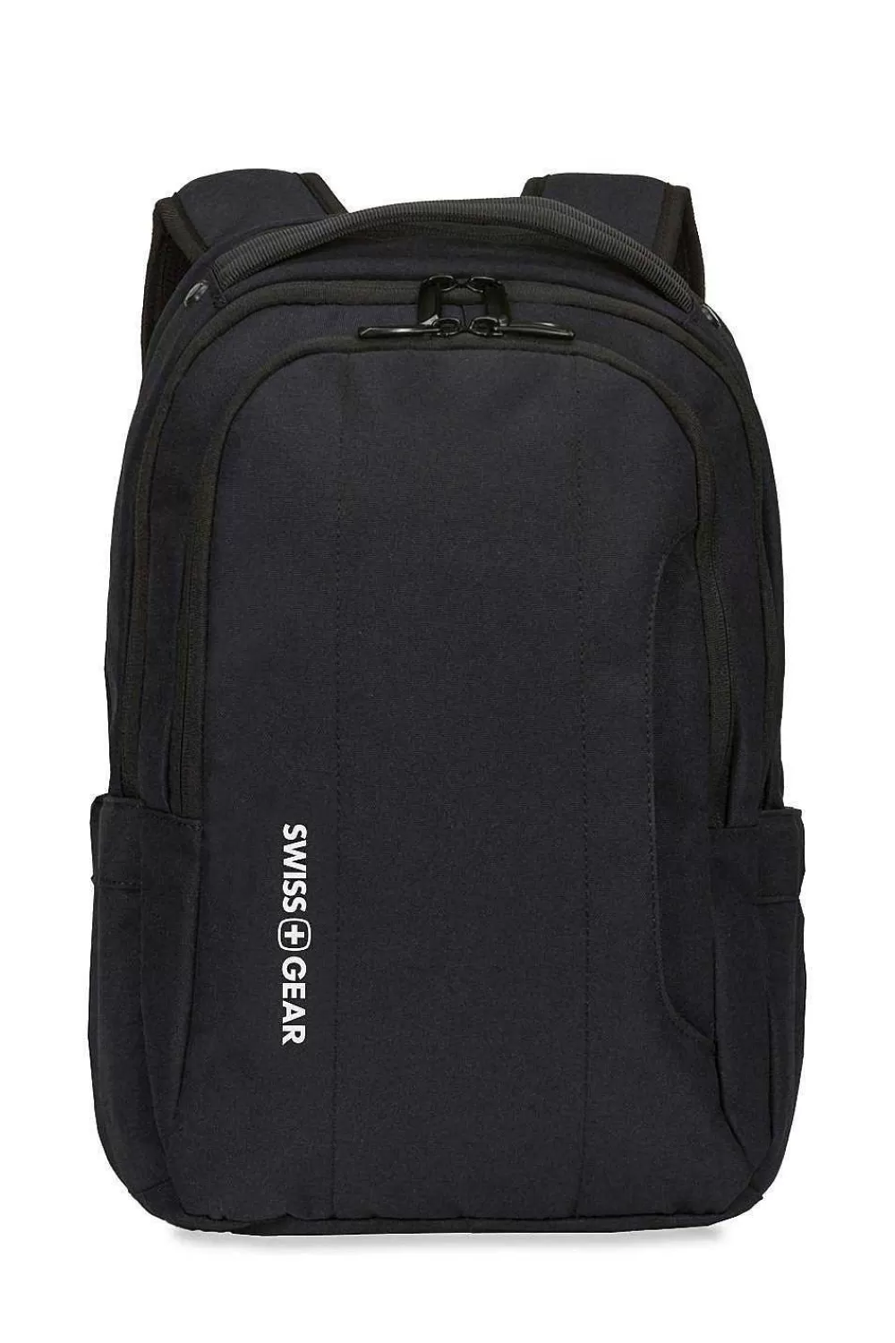 SWISSGEAR 3573 Laptop Backpack - Black/White Logo> School Backpacks