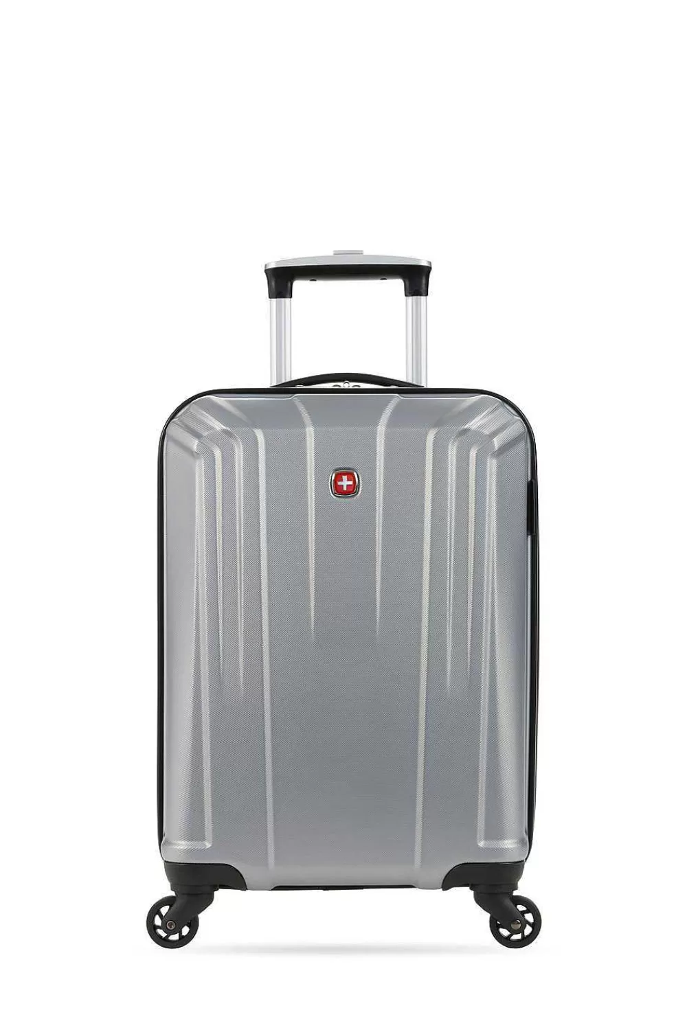 SWISSGEAR 3750 18" Carry On Hardside Spinner Luggage - Silver> New Arrivals