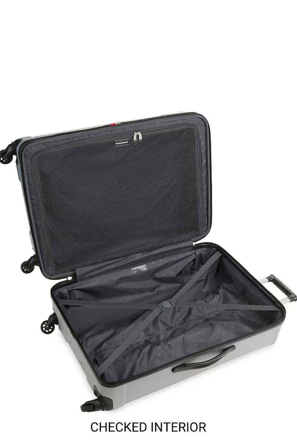 SWISSGEAR 3750 3Pc Hardside Spinner Luggage Set - Silver> Hardside