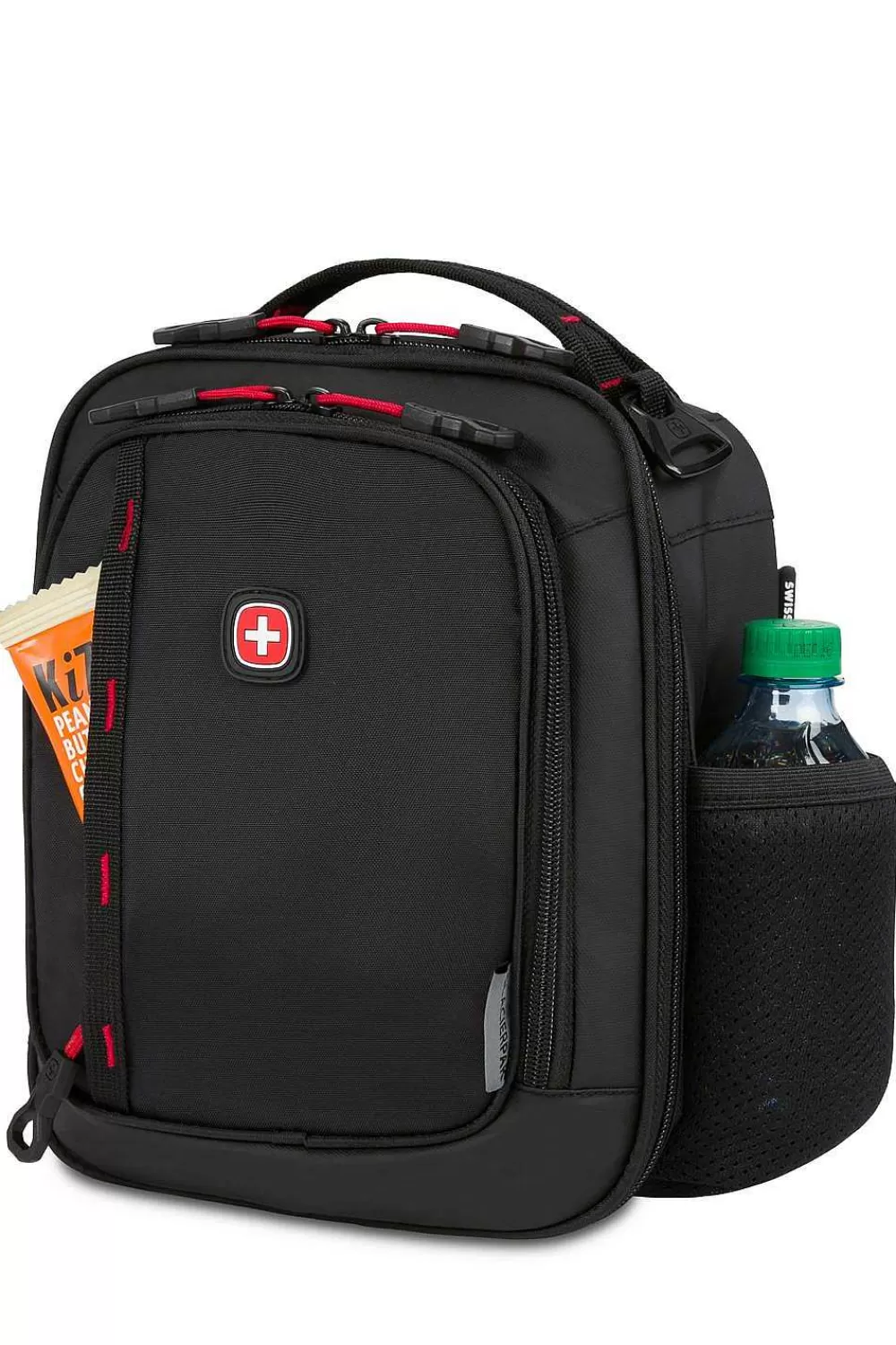 SWISSGEAR 3999 Insulated Lunch Bag - Black/Red> Lunch Bags