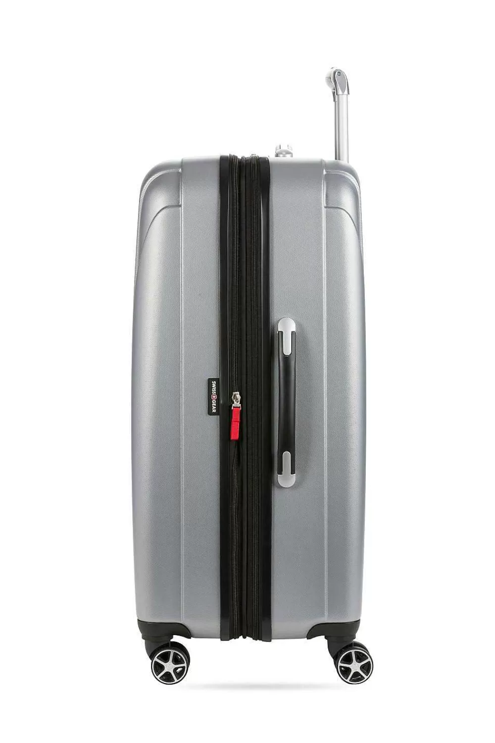 SWISSGEAR 7585 Expandable 27" Hardside Spinner Luggage - Silver> Hardside