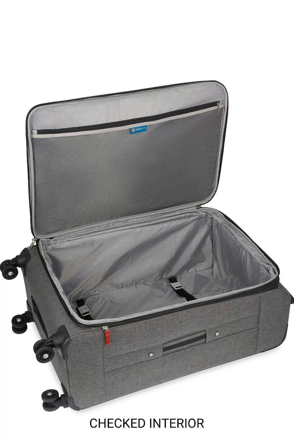 SWISSGEAR 7738 Expandable 3Pc Spinner Luggage Set - Gray Black> Luggage Sets