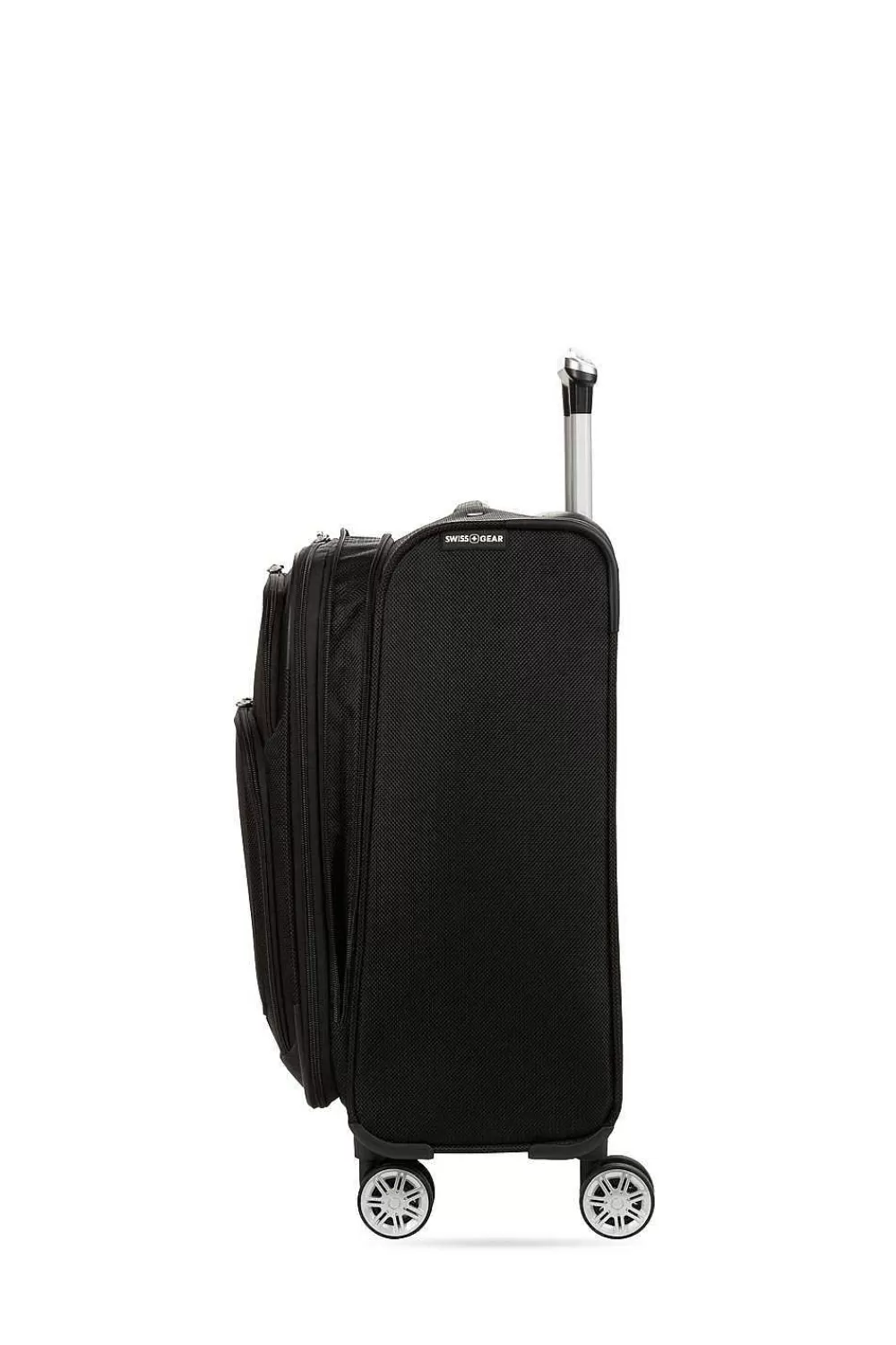 SWISSGEAR 7768 20" Expandable Spinner Carry On Luggage - Black> Carry-On