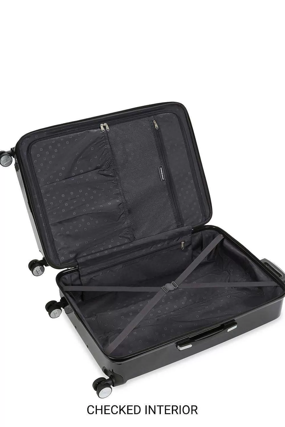 SWISSGEAR 7786 Expandable 2Pc Hardside Spinner Luggage Set - Black> Luggage Sets