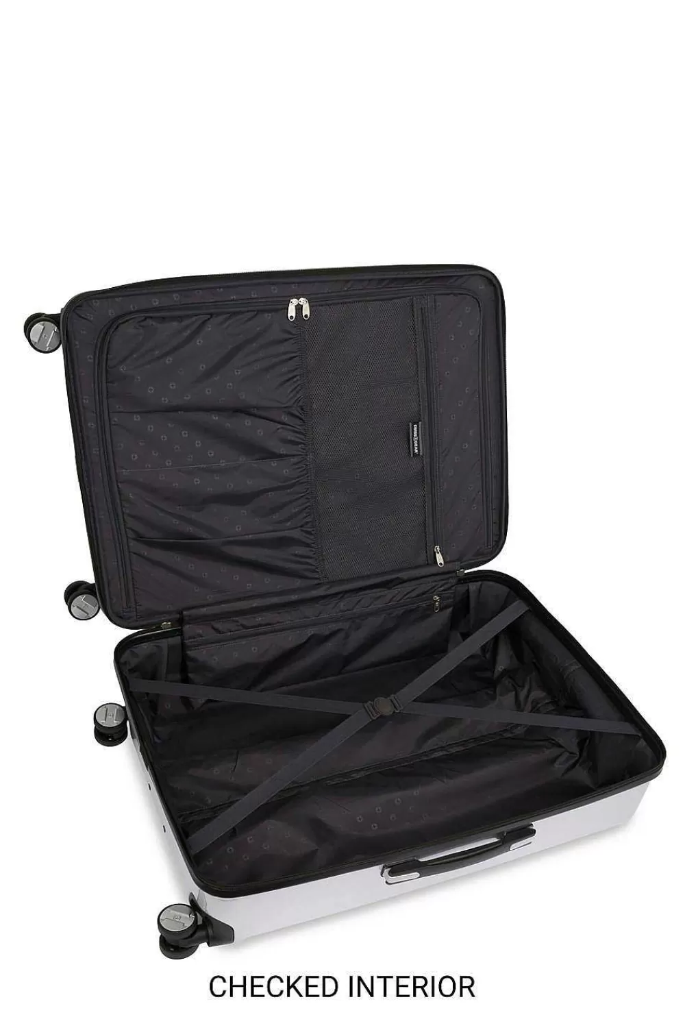 SWISSGEAR 7786 Expandable 2Pc Hardside Spinner Luggage Set - Silver> Luggage Sets