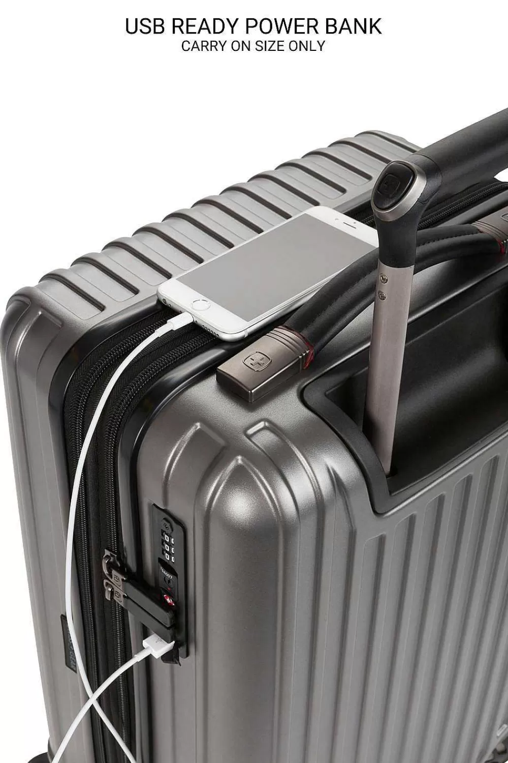 SWISSGEAR 7910 Expandable 2Pc Hardside Spinner Luggage Set> Usb Power Ready Collection