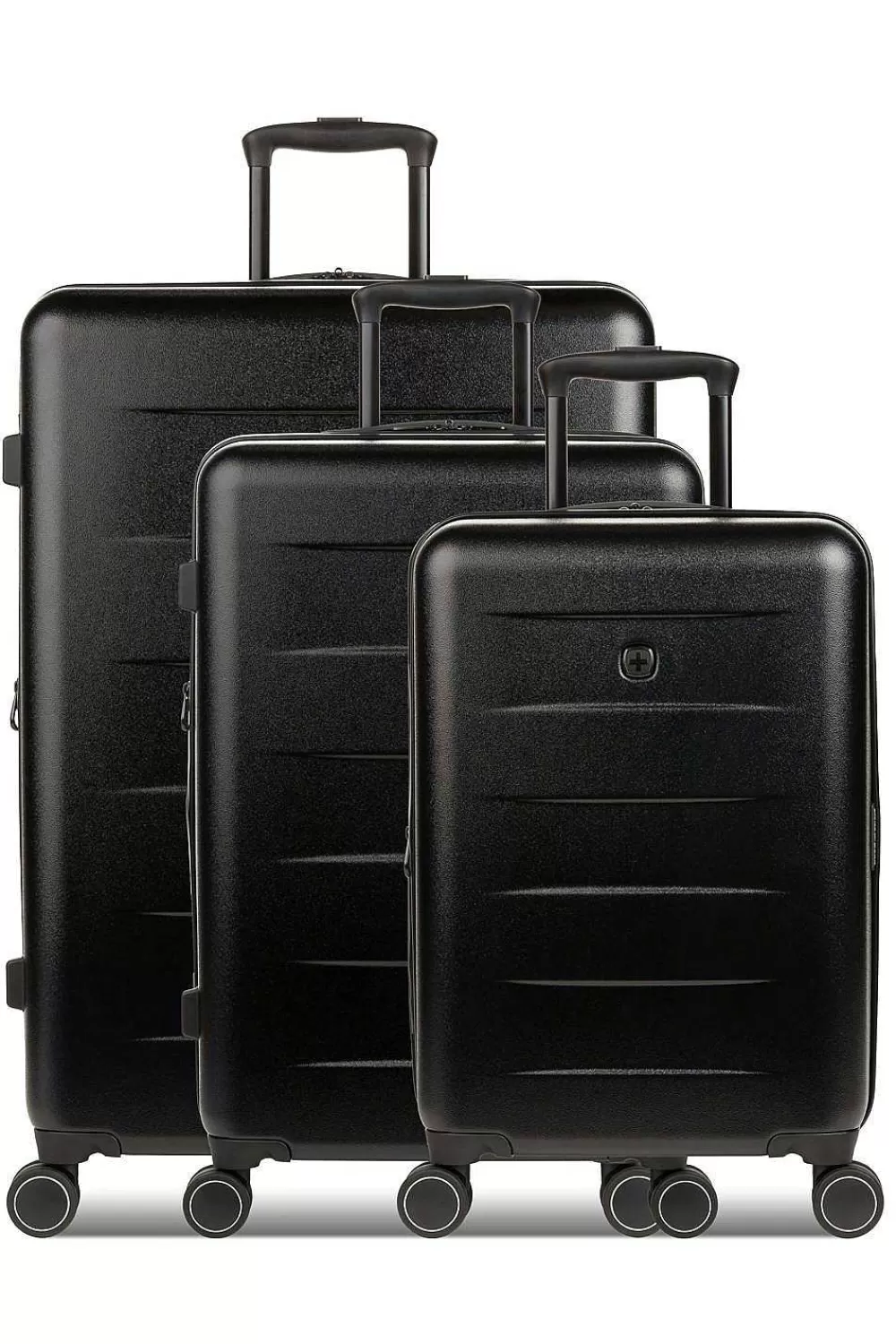 SWISSGEAR 8018 Expandable 3Pc Hardside Spinner Luggage Set> Luggage Sets