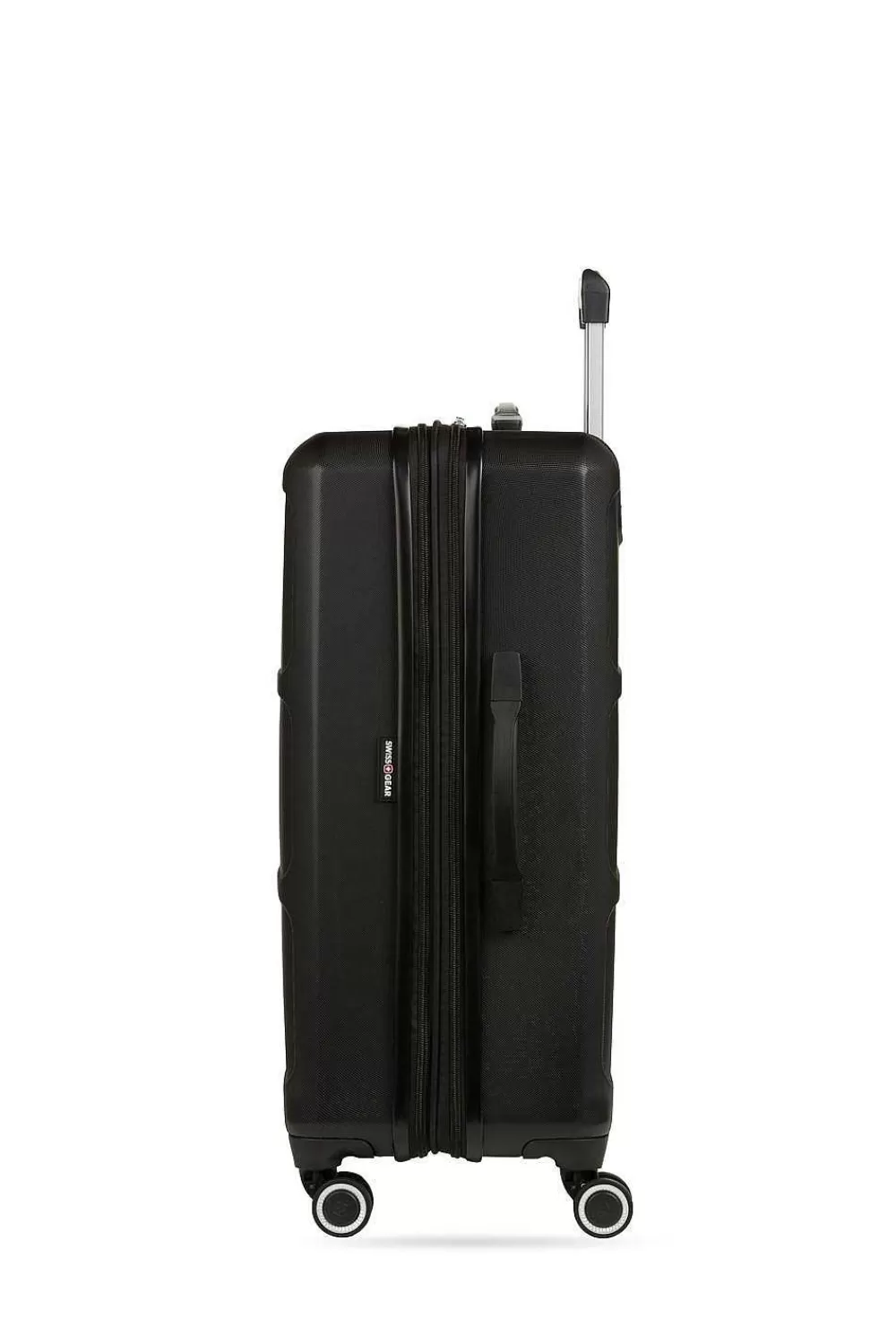 SWISSGEAR 8090 24" Expandable Hardside Spinner Luggage - Black> Medium Checked