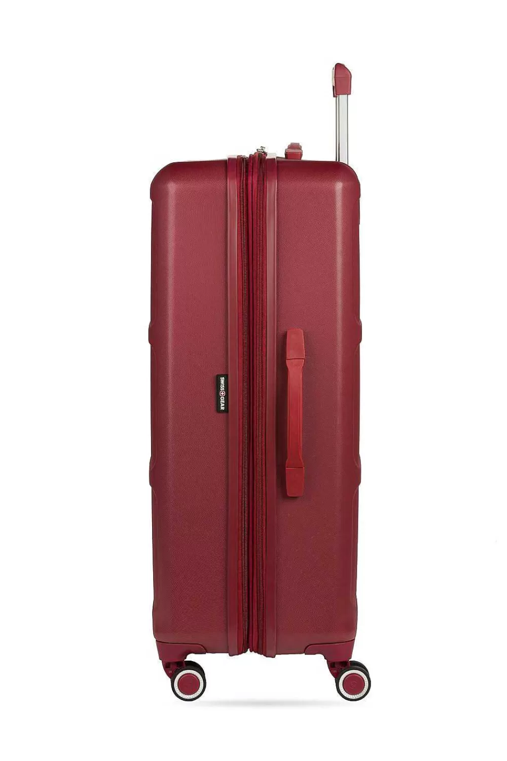 SWISSGEAR 8090 27" Expandable Hardside Spinner Luggage - Burgundy> Large Checked