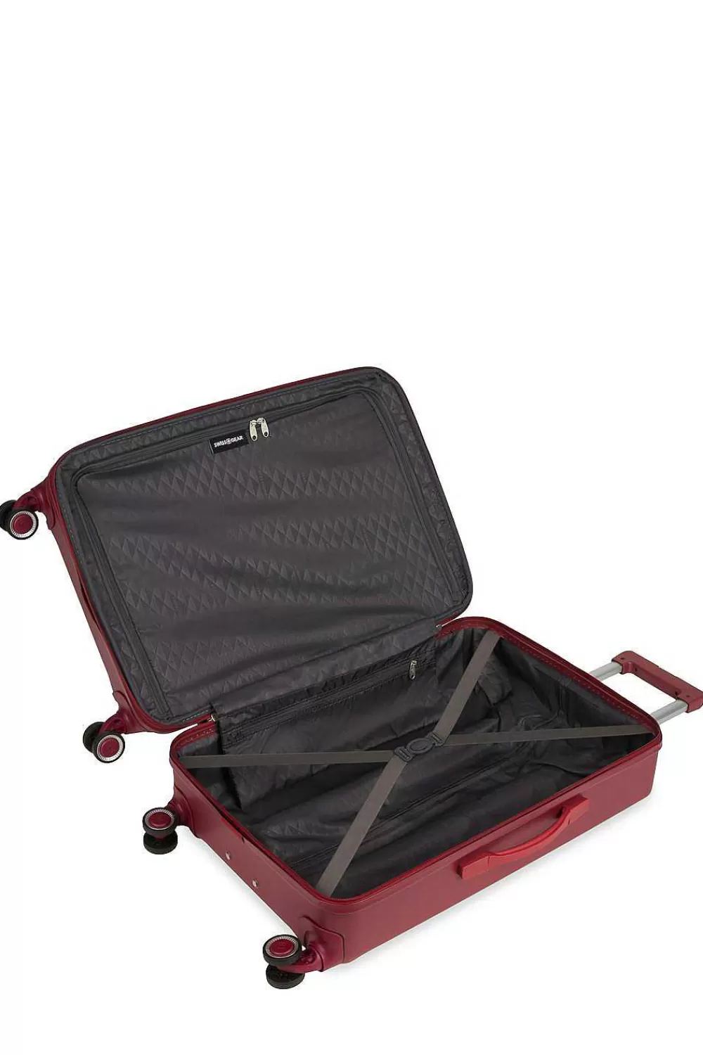 SWISSGEAR 8090 27" Expandable Hardside Spinner Luggage - Burgundy> Hardside