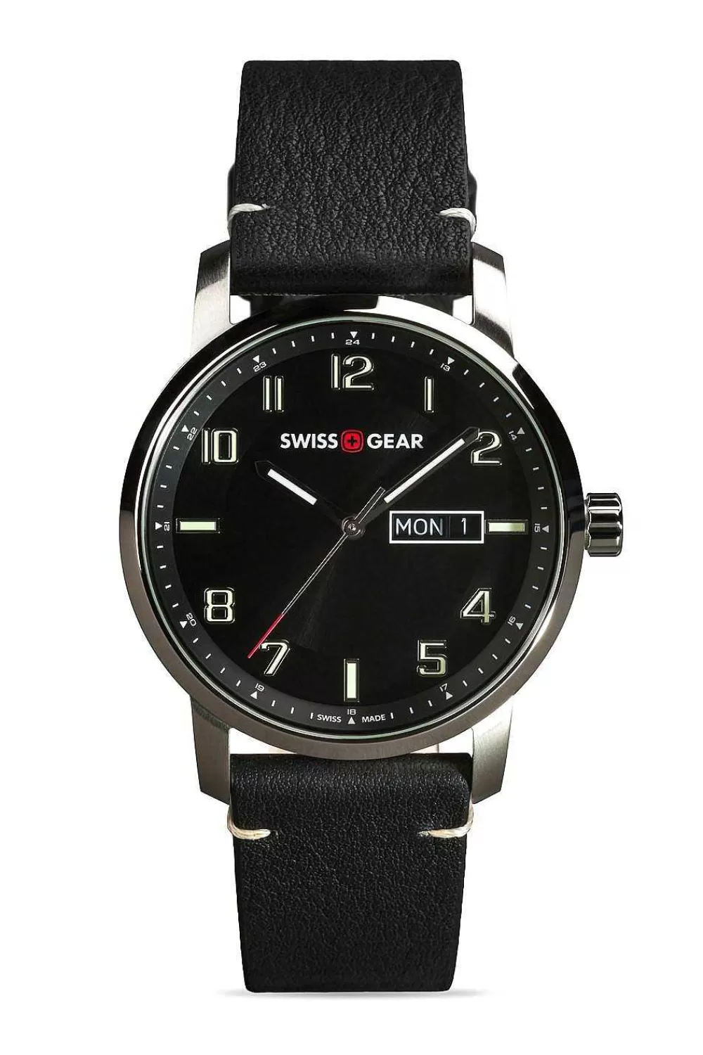 SWISSGEAR Legacy Watch - Black/Silver> Watches