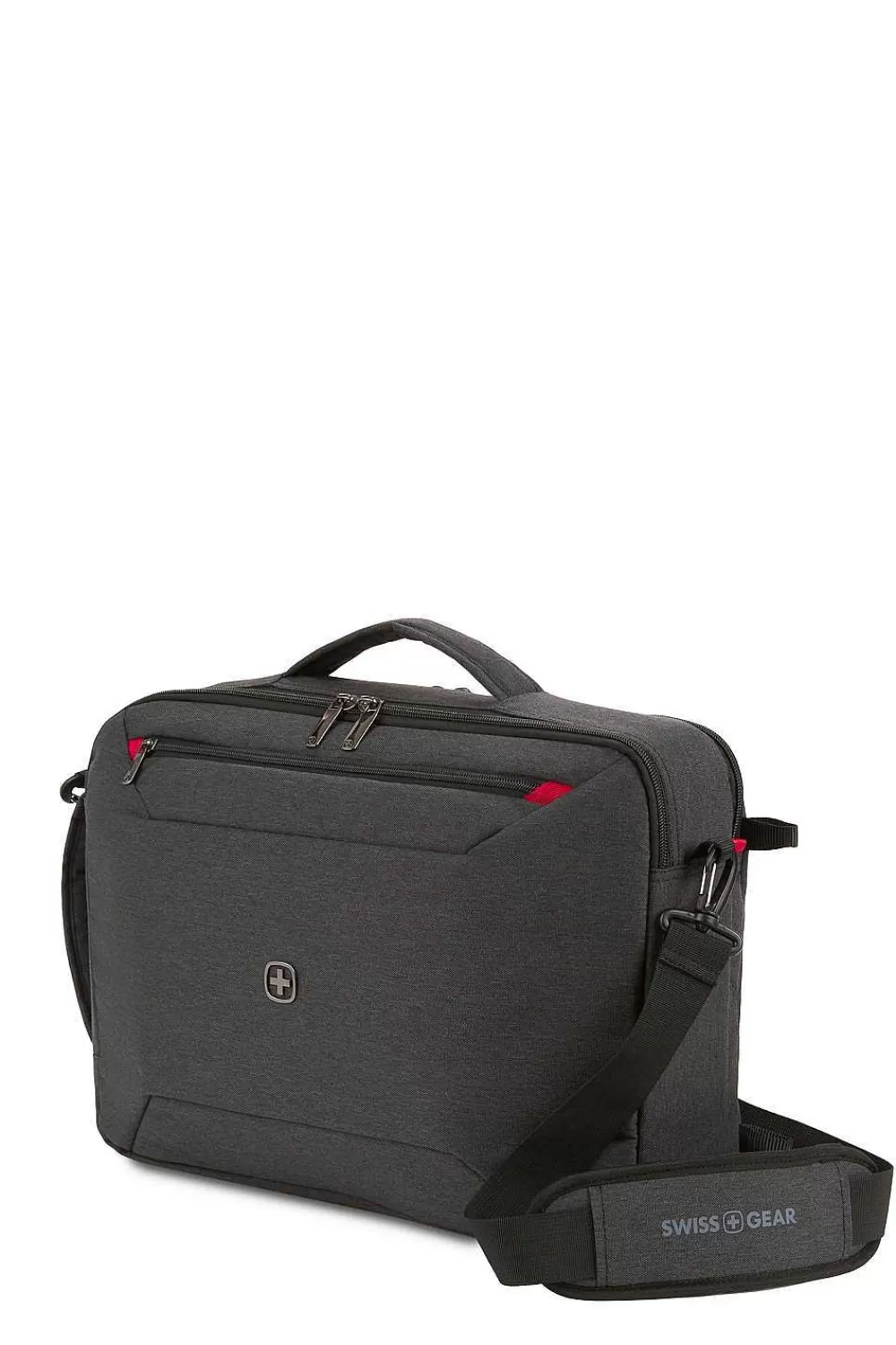 SWISSGEAR Mx Commute Hybrid Brief/Backpack - Charcoal Gray Heather> Business Cases