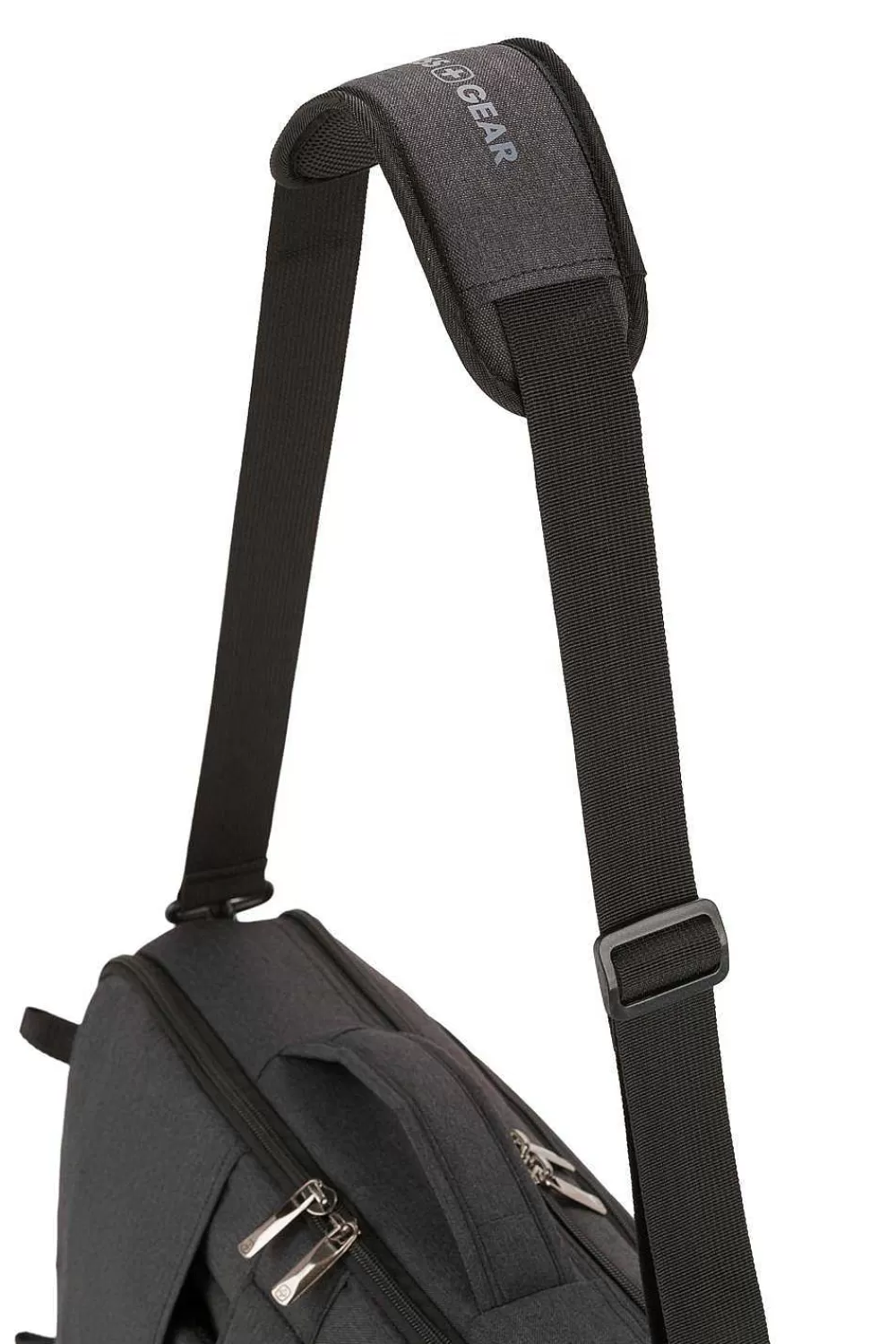 SWISSGEAR Mx Commute Hybrid Brief/Backpack - Charcoal Gray Heather> Tablet Friendly