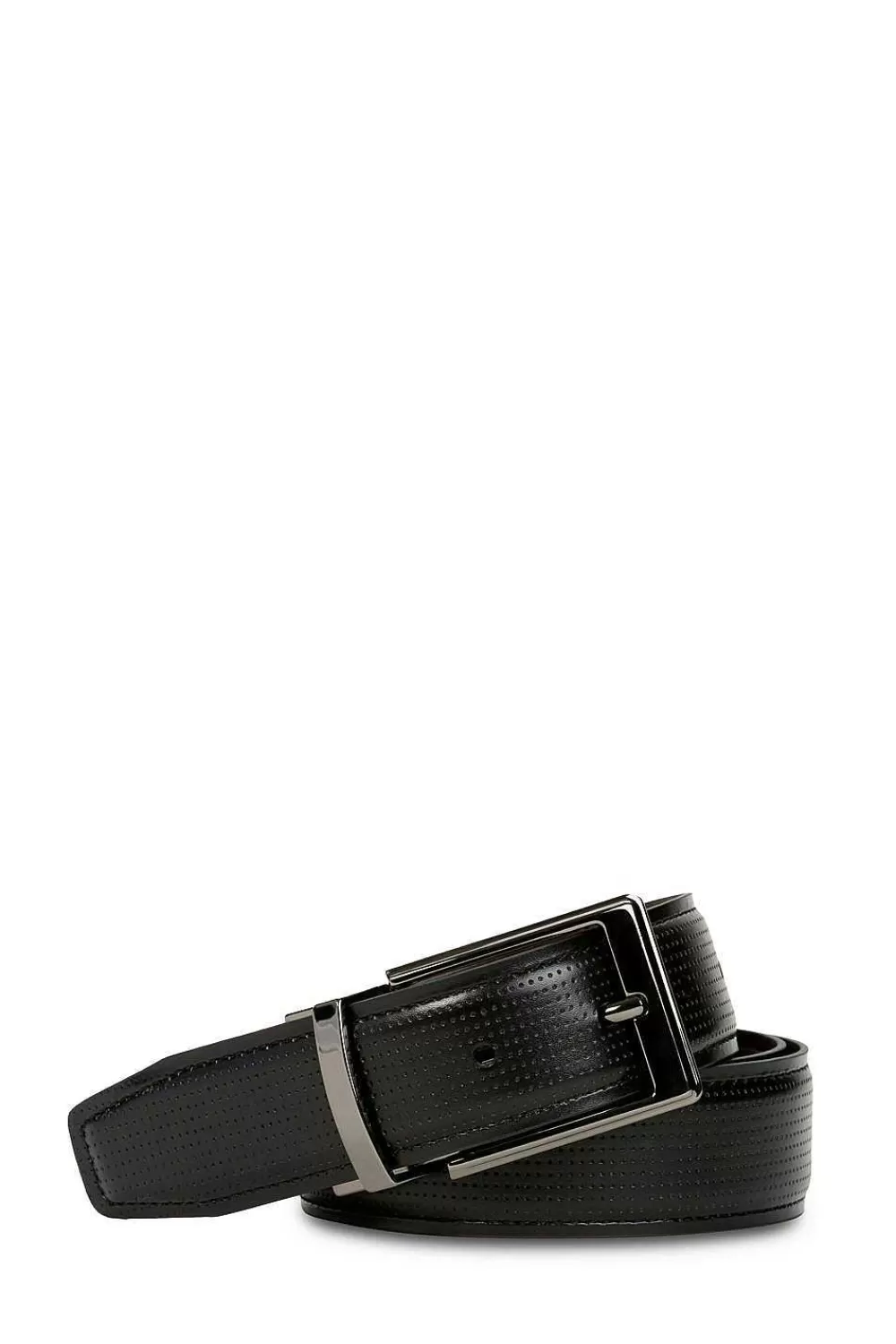 SWISSGEAR Reversible Dress Belt - Perforated Black / Brown> Belts & Wallets