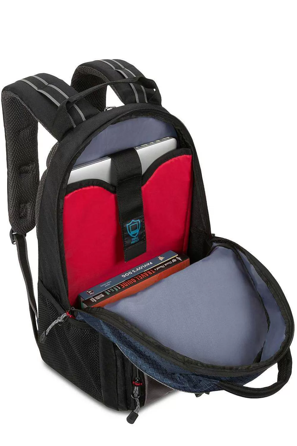 SWISSGEAR Wenger Cobalt 16 Inch Laptop Backpack - Blue Gray> School Backpacks