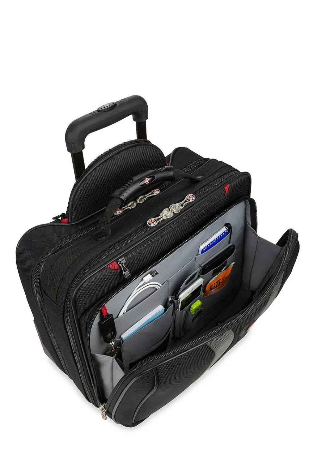 SWISSGEAR Wenger Granada Wheeled Business Case - Black> Wenger Bags & Cases