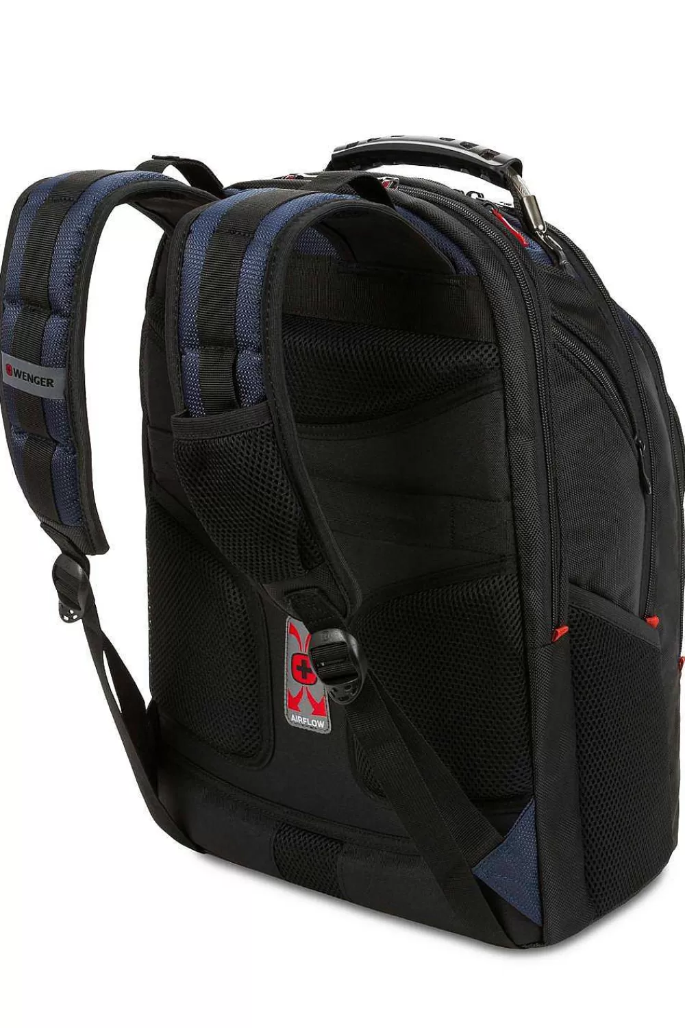 SWISSGEAR Wenger Ibex Pro 16 Inch Laptop Backpack - Black/Navy> Tablet Friendly