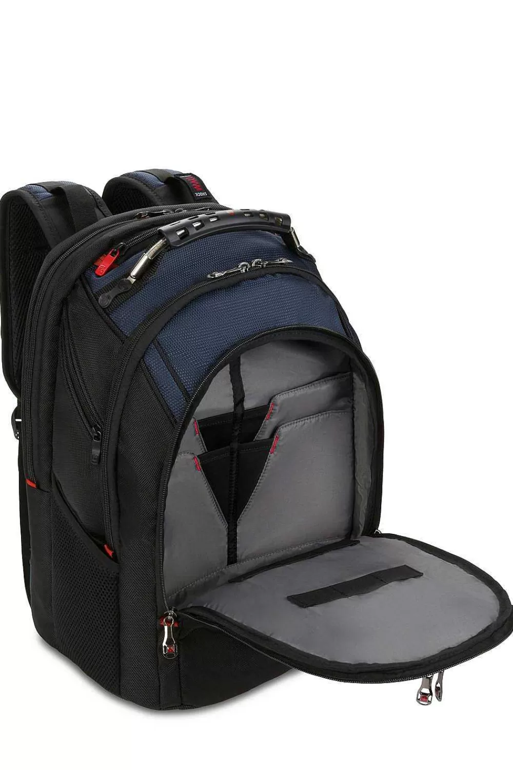 SWISSGEAR Wenger Ibex Pro 16 Inch Laptop Backpack - Black/Navy> Tablet Friendly