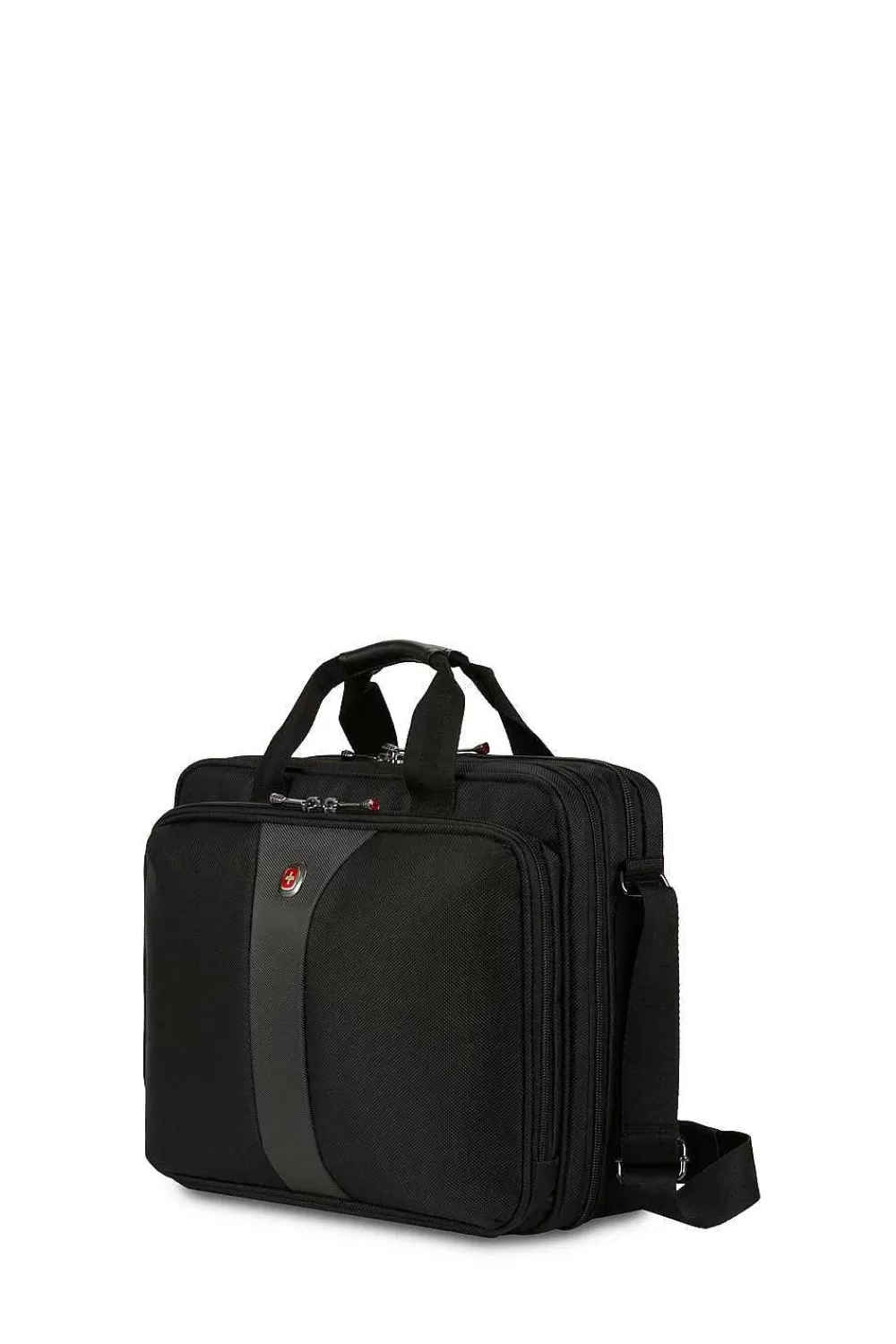 SWISSGEAR Wenger Legacy 16 Inch Double Gusset Computer Case - Black/Gray> Wenger Bags & Cases