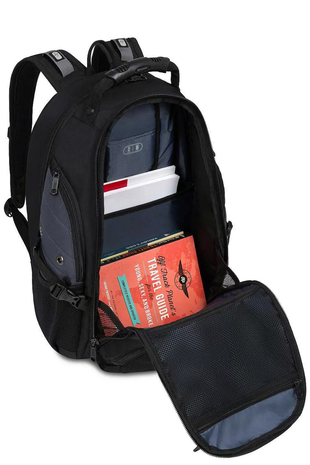 SWISSGEAR Wenger Legend Scansmart Laptop Backpack - Black/Gray> Scansmart Backpacks