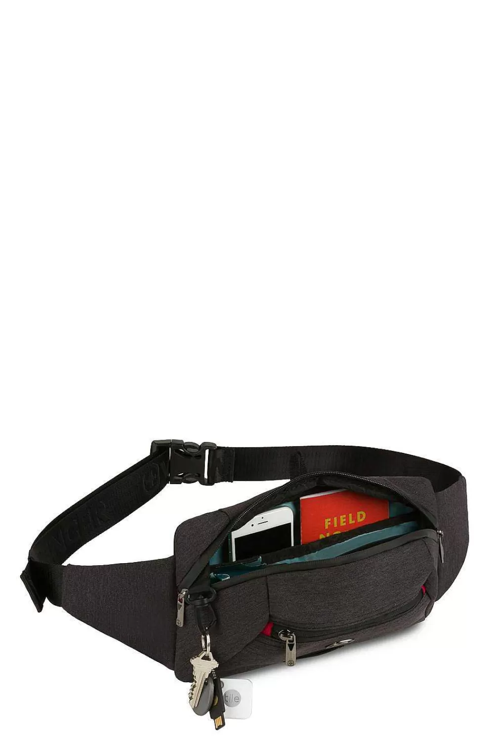 SWISSGEAR Wenger Mx Crossbody Tablet Waist Bag - Charcoal Heather> Wenger Accessories