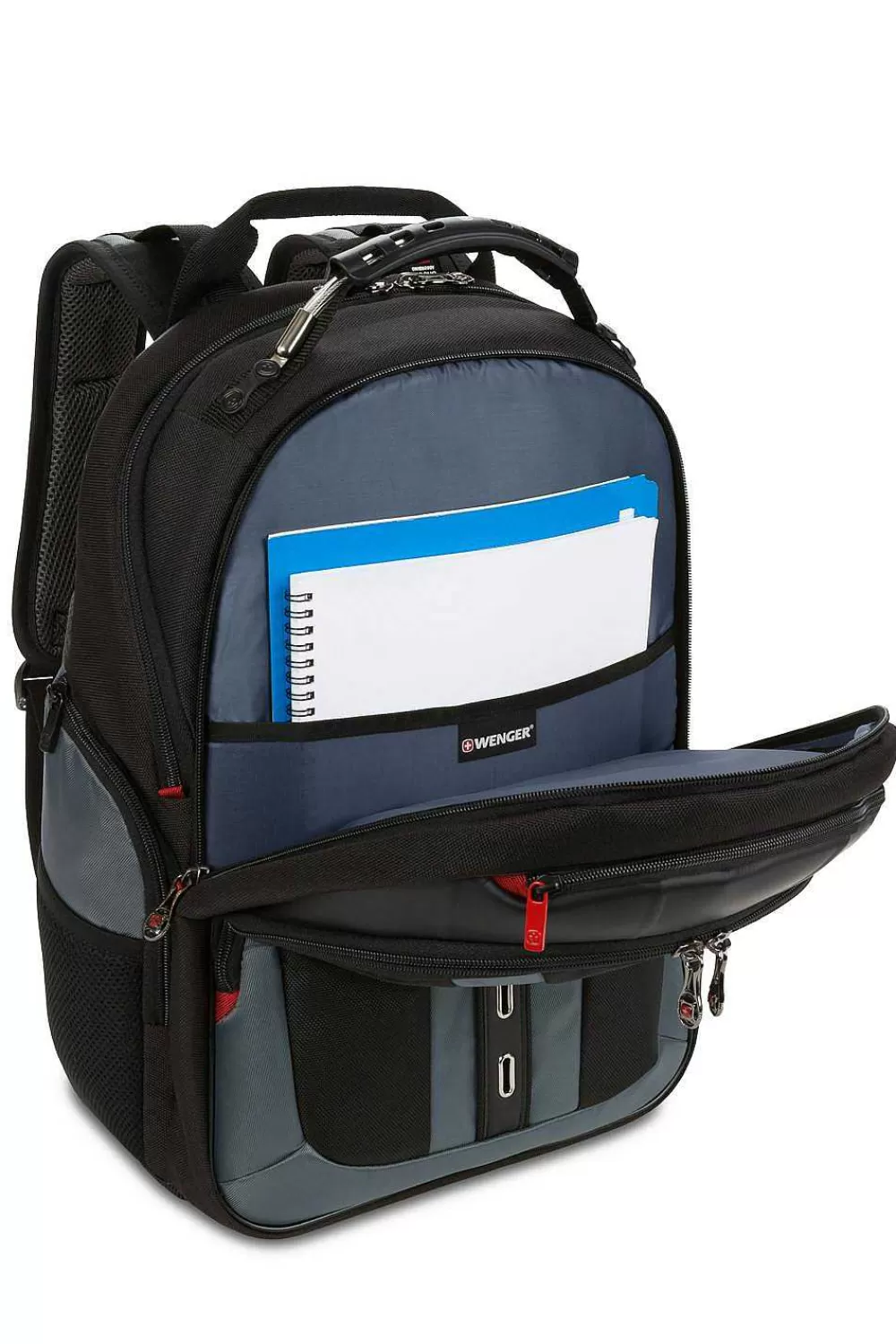 SWISSGEAR Wenger Pegasus 17 Inch Laptop Backpack - Black/Blue> Wenger Backpacks