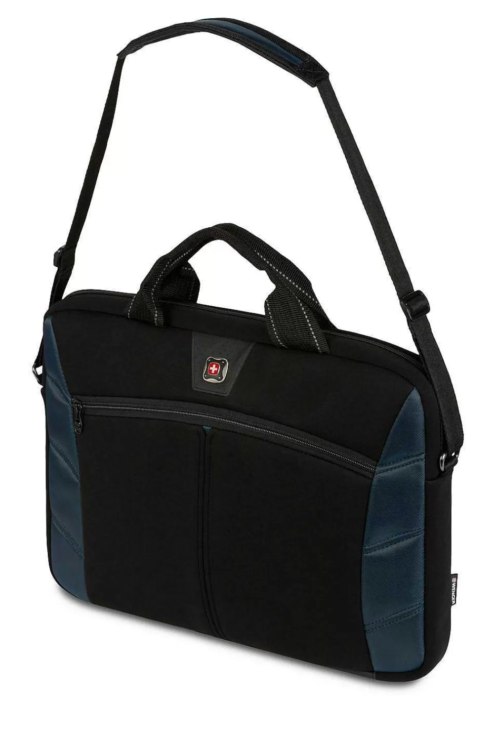 SWISSGEAR Wenger Sherpa 17 Inch Laptop Slimcase - Black/Blue> Business Cases