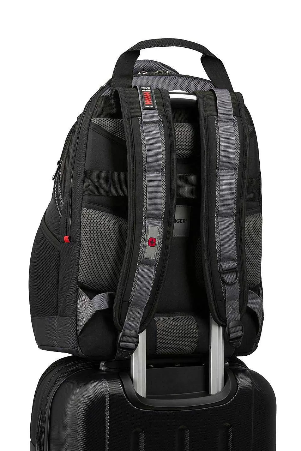 SWISSGEAR Wenger Synergy Pro 16 Inch Laptop Backpack - Black/Gray> Wenger Backpacks