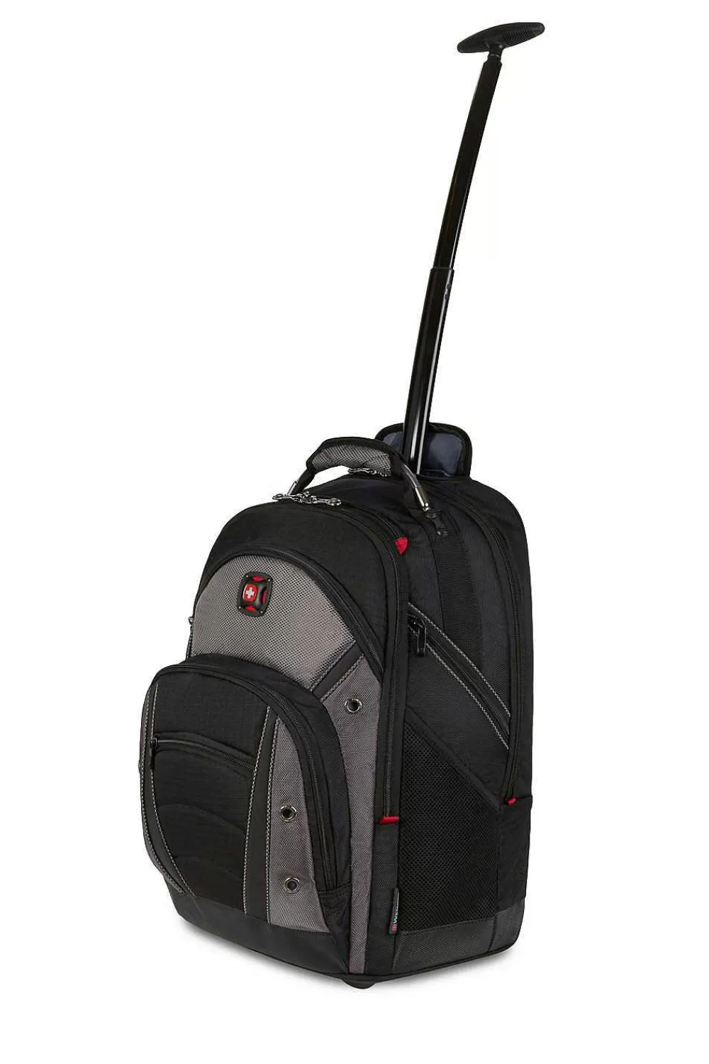 SWISSGEAR Wenger Synergy Wheeled 16 Inch Laptop Backpack - Black/Gray> Laptop Friendly