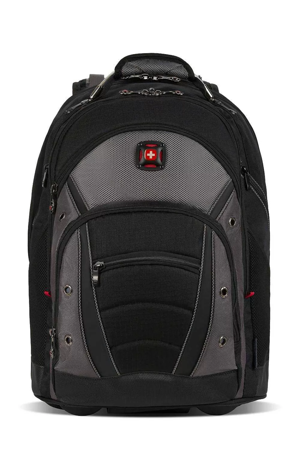 SWISSGEAR Wenger Synergy Wheeled 16 Inch Laptop Backpack - Black/Gray> Wenger Backpacks